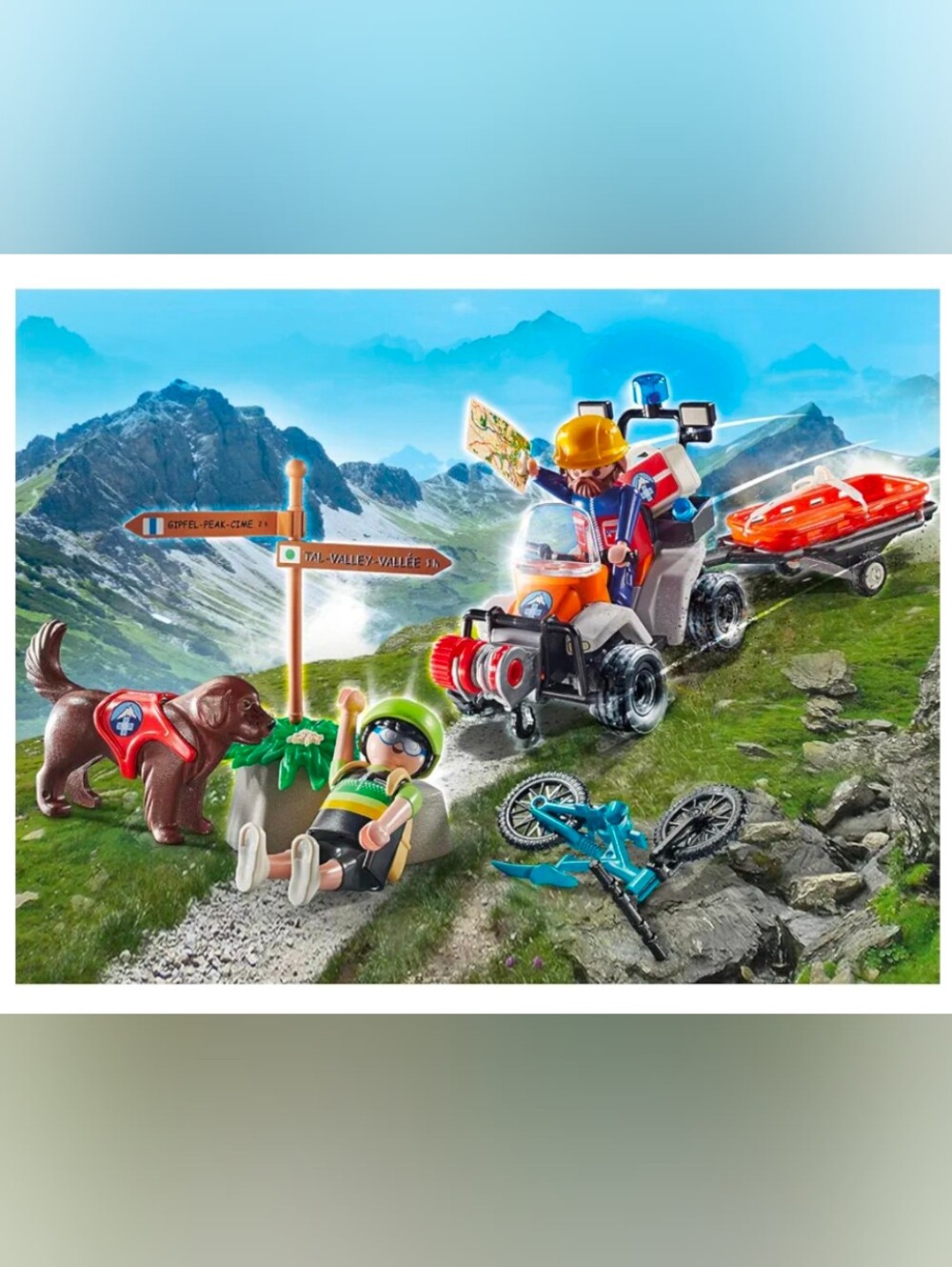 Playmobil Rescue Action Mountain Biker Rescue